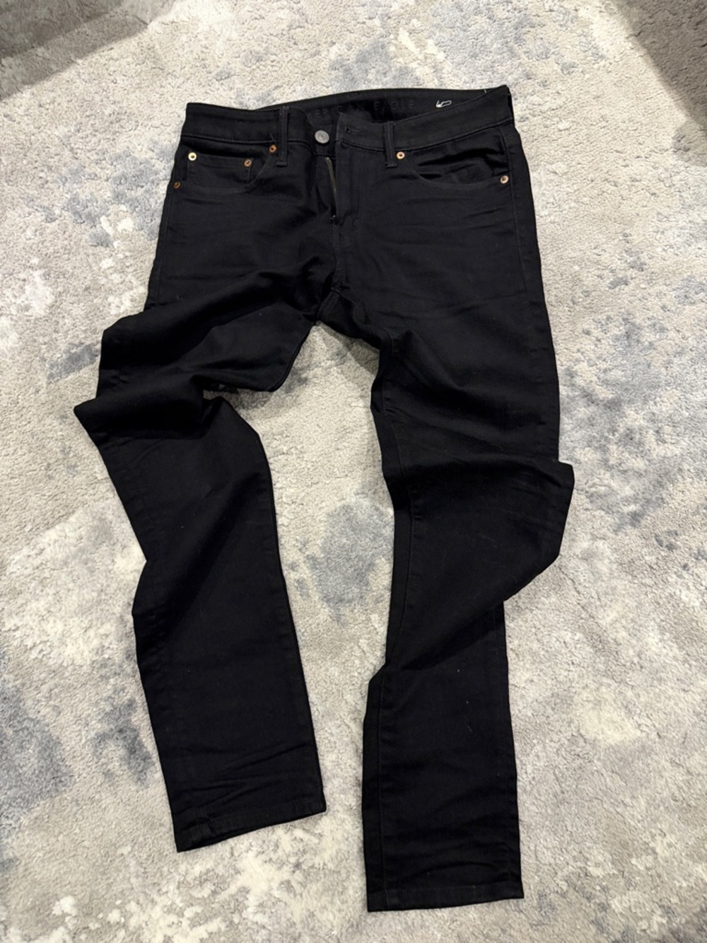 American eagle Men's Black skinny Fit Jeans